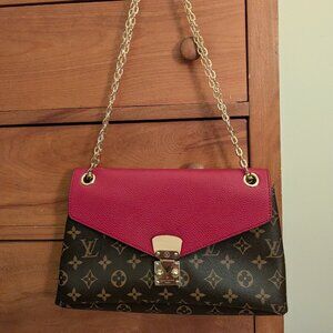 LV Monogram-style bag